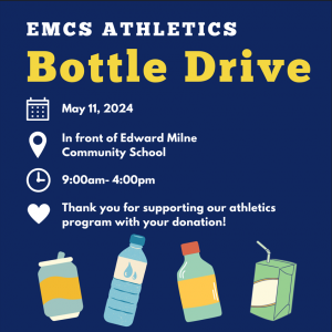 EMCS Athletics Bottle Drive